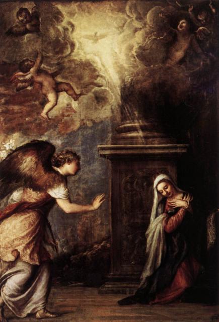 Tiziano: Angyali üdvözlet